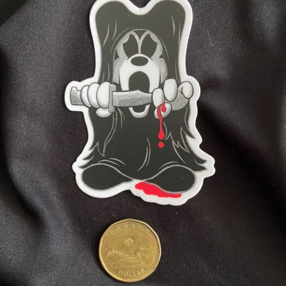 Exclusive Set Bundle of 8 Disney Horror Halloween Goth Vinyl Stickers - Picture 6 of 16